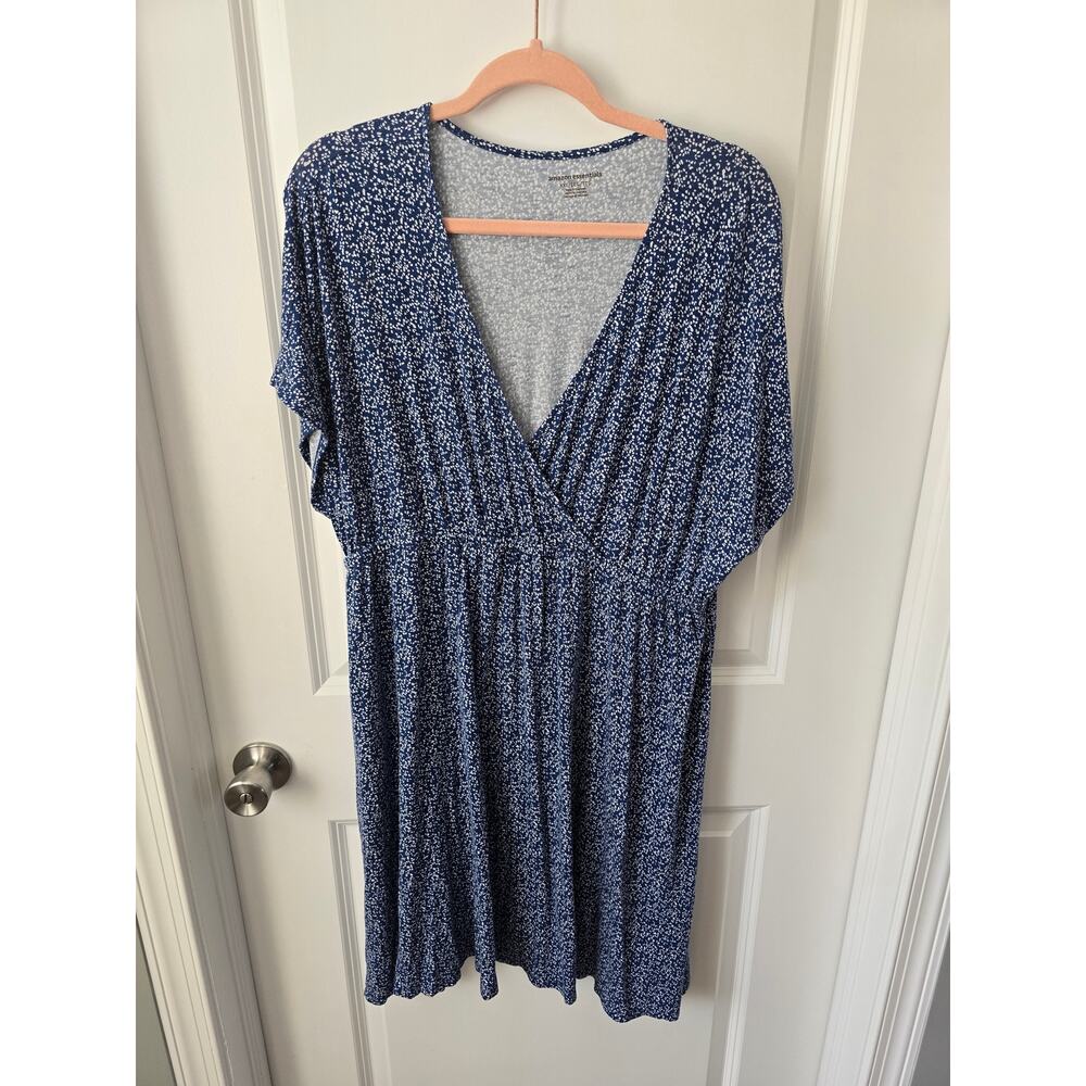 Amazon Essentials Short Sleeve Surplice Dress Bundle of 3 Size XXL - Picture 7 of 9